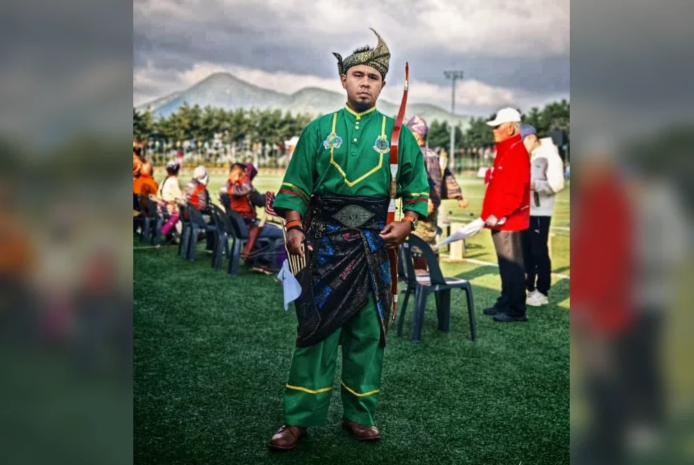 Mohd Zahrul antara pemanah yang mewakili Malaysia di kejohanan tersebut. - Foto ihsan Mohd Zahrul