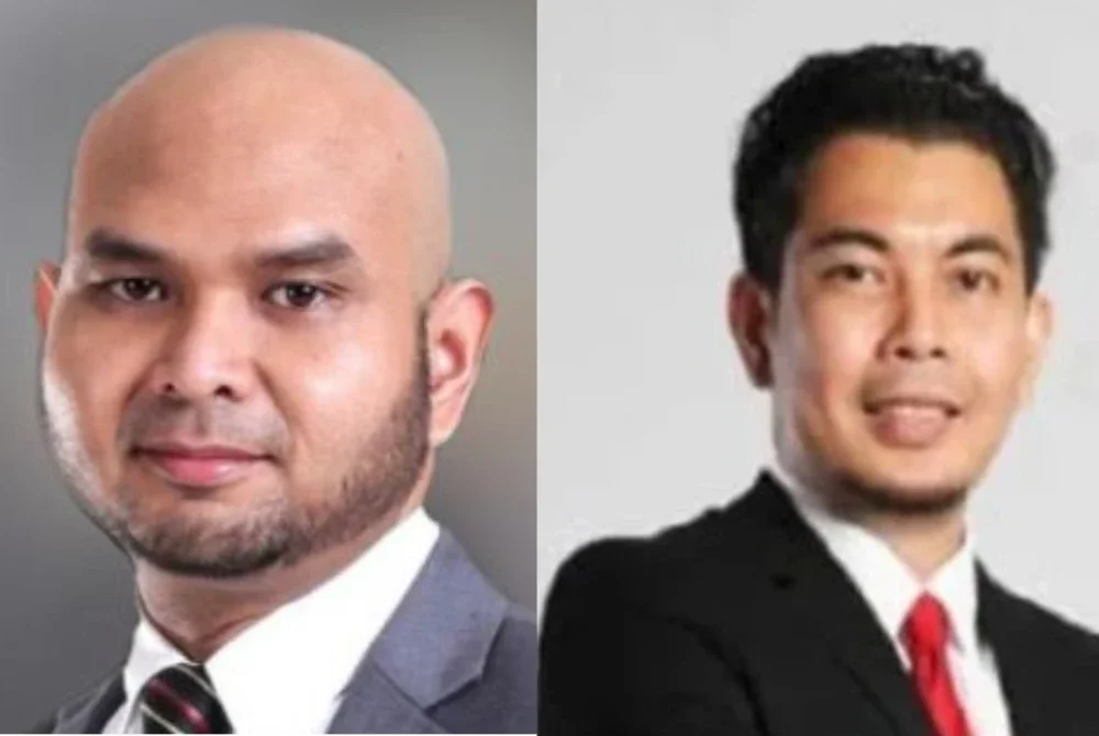 Muhammad Hisham (kiri) dan Muhammad Akram.