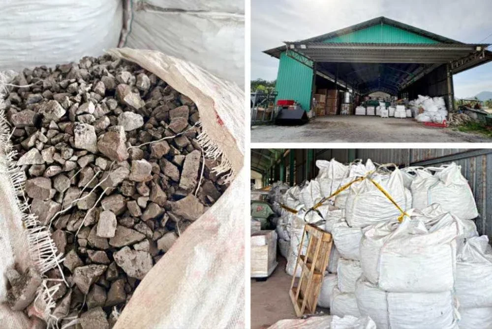 Bahan mineral galian yang dipercayai telah disimpan selama lebih seminggu dan tidak mendapat kelulusan daripada pihak JMG Negeri Perak