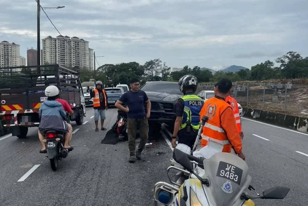 Kejadian berlaku pada pagi Khamis di Mount Erskine.