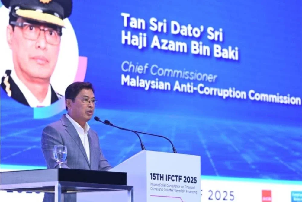 Azam berucap di Persidangan Antarabangsa Ke-15 IFCTF 2025 di MITEC Kuala Lumpur pada Khamis.