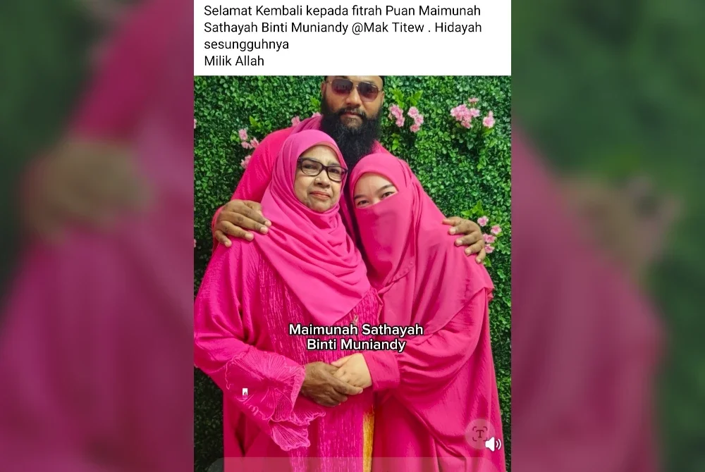 Dalam perkongsian menyentuh hati di media sosial, Muhammad Mikhael yang mengelarkan ibunya sebagai 'mak titew' (mak kita) meluahkan rasa syukur dan tidak menyangka doanya dimakbulkan ALLAH. - Foto Facebook Mc Rock (Muka Gangster)