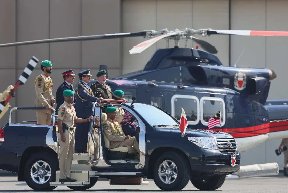 Sultan Ibrahim berkenan melawat Kementerian Dalam Negeri Bahrain (MOI) sempena Lawatan Negara Seri Paduka Baginda ke Bahrain selama tiga hari. Foto Bernama