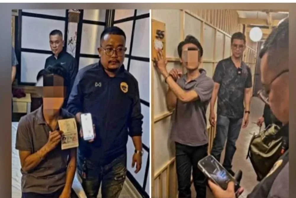 Penyiasat dari Don Mueang kini bekerjasama dengan polis Thung Khru bagi memperluas siasatan dan menjejaki anggota lain sindiket penipuan itu. - Gambar/ Bernama