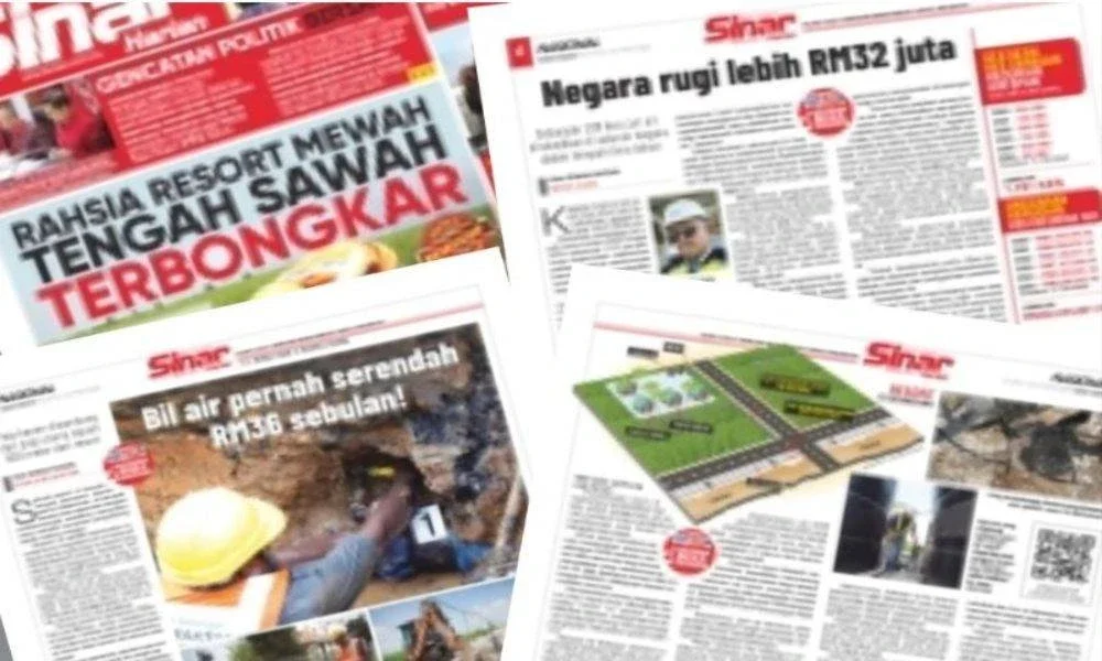 Pendedahan eksklusif Sinar Harian bertajuk ‘Resort mewah curi air, bil pernah RM36 sebulan!’ yang disiarkan pada 6 November 2025.
