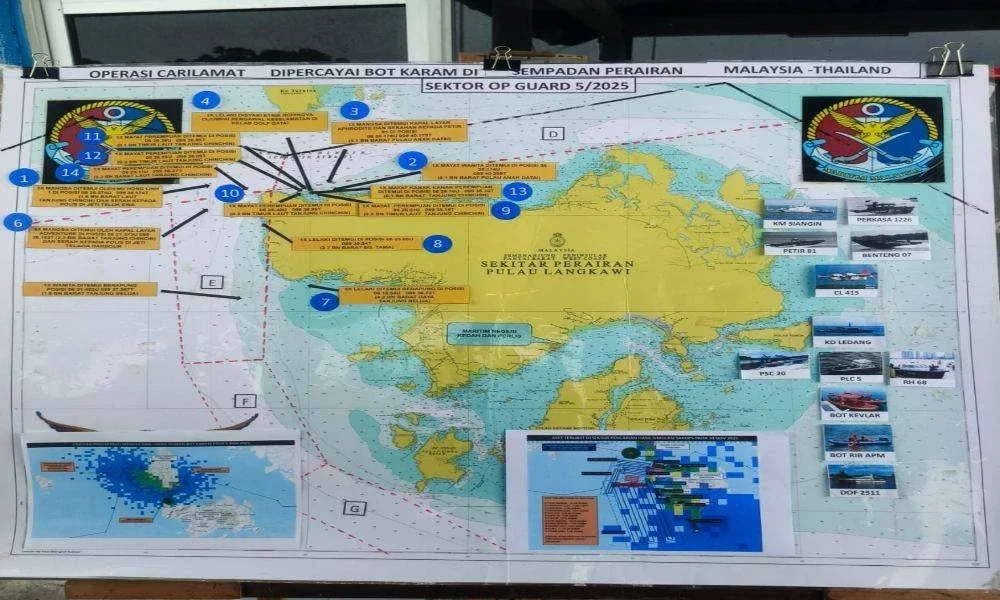 Operasi mencari dan menyelamat (SAR) kini diperluas meliputi lebih 250 batu nautika persegi dengan kerjasama rapat antara agensi Malaysia dan Thailand.