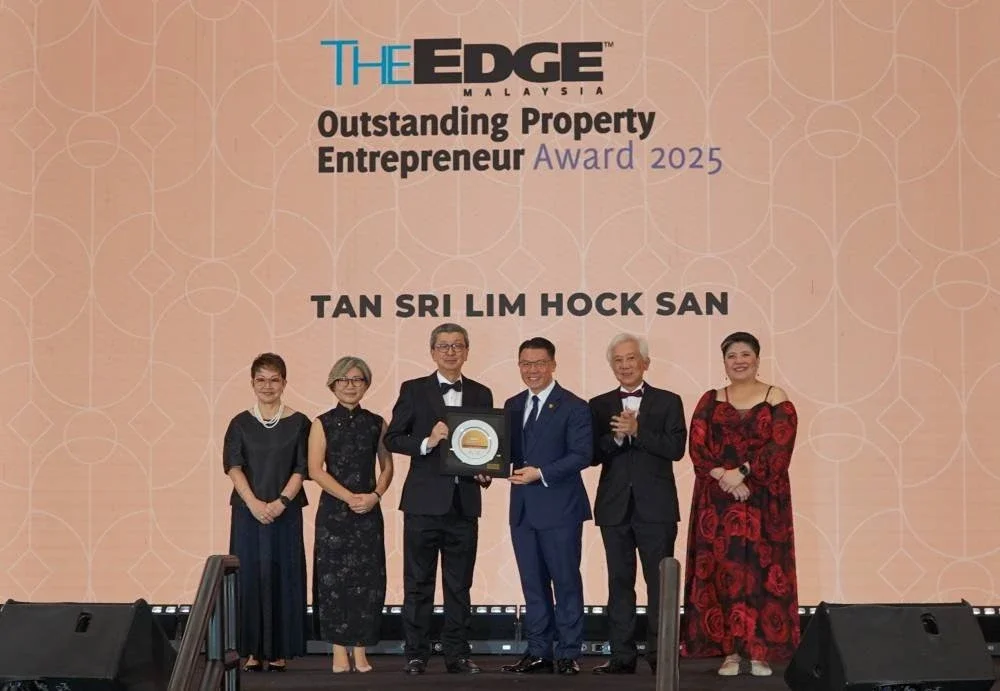 Pengerusi Eksekutif Kumpulan LBS, Tan Sri Ir. (Dr.) Lim Hock San, telah dianugerahkan Anugerah Usahawan Hartanah Cemerlang 2025 atas kepimpinan, visi dan sumbangan cemerlang beliau terhadap industri hartanah Malaysia
