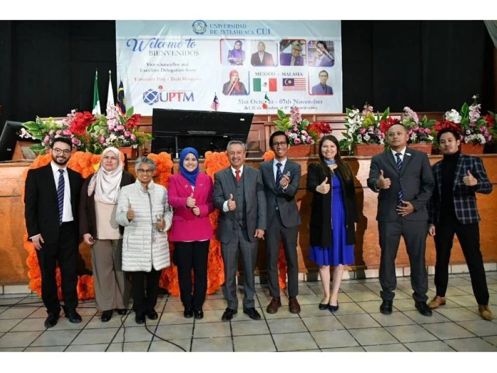 Lawatan ini diadakan seiring dengan penganjuran The International Seminar 2025: “Transforming Society – Balancing Sustainability and Growth for Development” yang dianjurkan oleh Universidad de Ixtlahuaca CUI (CUI Ixtlahuaca) dengan kerjasama Universiti Poly-Tech Malaysia (UPTM).