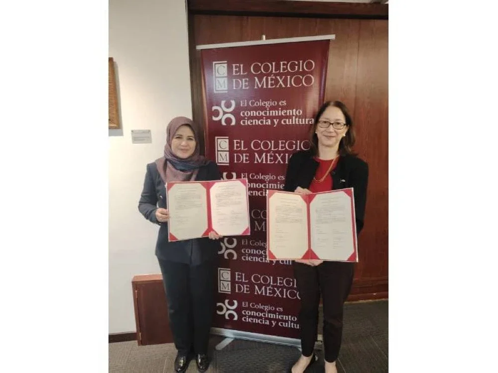 Kerjasama turut dibuat dengan El Colegio de México (COLMEX) yang diwakili presidennya.