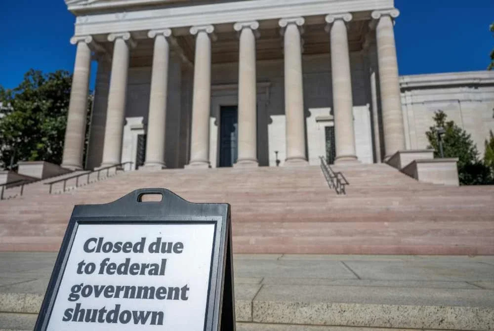 Galeri Seni Nasional Washington ditutup kepada kunjungan awam. Foto AFP