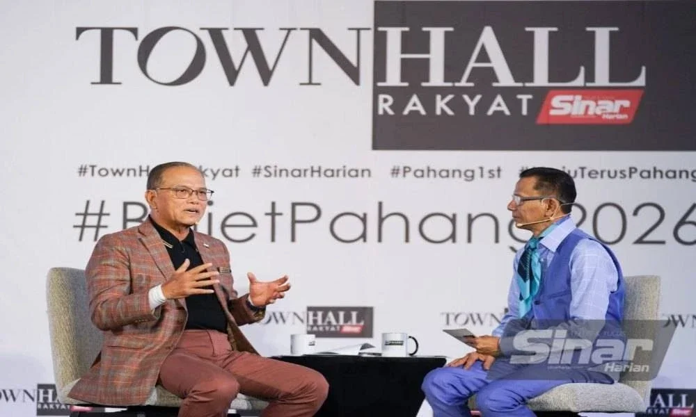  Wan Rosdy pada Program Town Hall Rakyat anjuran Sinar Harian di Dewan Datuk Seri Abdul Manan Ismail di sini pada Selasa. FOTO SINAR HARIAN - ROSLI TALIB 