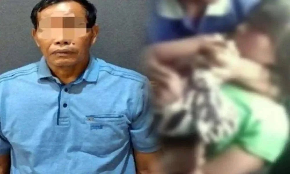 Suspek ditahan untuk siasatan lanjut. Foto Tribun Bekasi. 