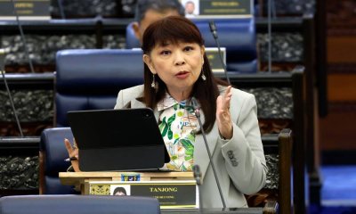 Timbalan Menteri Kewangan, Lim Hui Ying bercakap pada Mesyuarat Ketiga, Penggal Keempat Majlis Parlimen ke-15 Dewan Rakyat di Bangunan Parlimen hari ini.Foto Bernama 