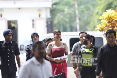 Inspektor Sheila hadir ke Mahkamah Majistret pada Rabu. 