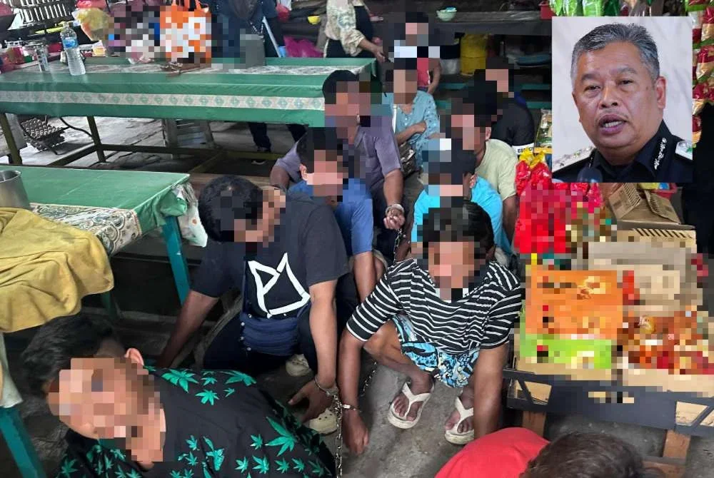JIM menahan sembilan warga Indonesia, selain dua transporter lelaki masing-masing warganegara Nepal dan Indonesia. Gambar kecil: Zakaria - Foto JIM