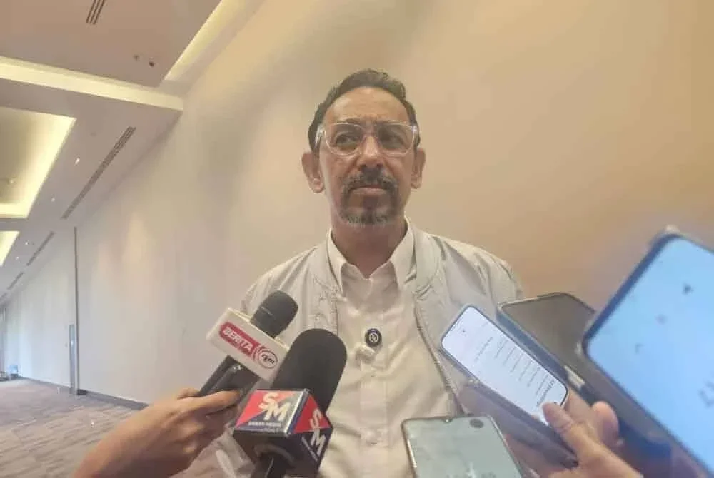 Mohamed Razali ketika ditemui pemberita selepas pengumuman calon di SICC Kota Kinabalu.