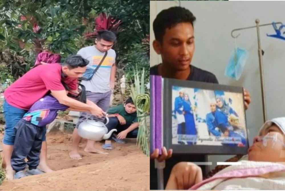 Nor Fadillah Che Par, 34, menghembuskan nafas di sisi suami setelah tujuh tahun terlantar sakit akibat lumpuh seluruh badan selepas melahirkan anak sulung mereka