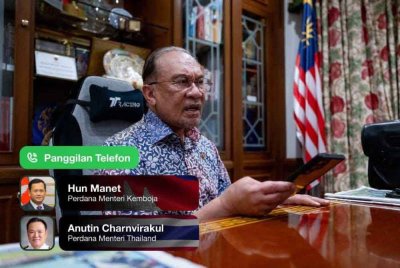Anwar telah menghubungi Hun Manet dan Anutin bagi membincangkan perkembangan terkini mengenai perjanjian damai.