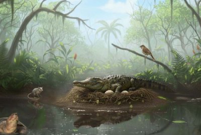 Ilustrasi AI buaya itu.-Agensi