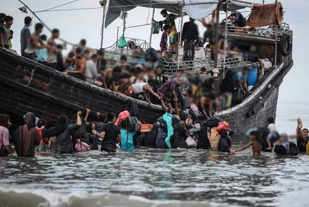 Jumlah pelarian Rohingya ke negara ini semakin bertambah dari tahun ke tahun.Gambar fail.