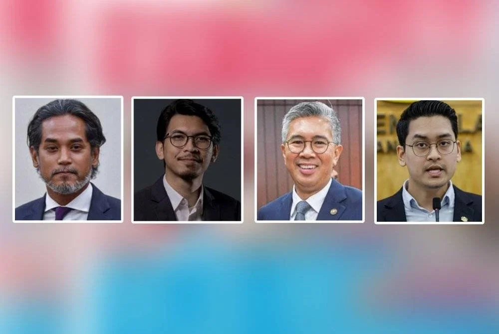 Dari kiri: Khairy Jamaluddin, Muhammad Kamil, Tengku Zafrul dan Taufiq.
