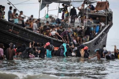 Jumlah pelarian Rohingya ke negara ini semakin bertambah dari tahun ke tahun.Gambar fail.