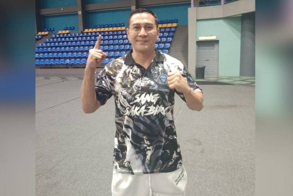 Fezrul akan berentap di pentas Grand Final Muay Thai Challenge malam ini.