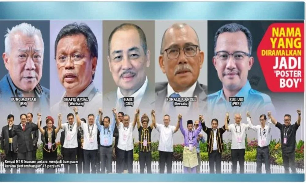 Lima tokoh besar dijangka menjadi ‘poster boy’ bagi parti masing-masing pada PRN Sabah ke-17.