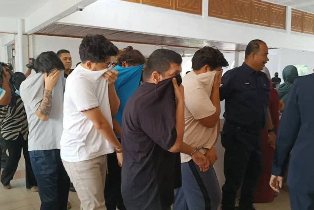 Kesemua tertuduh dibawa ke Mahkamah Bukit Mertajam pada Isnin.