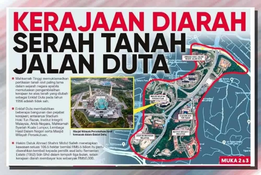 Mahkamah Tinggi pada Isnin menetapkan 20 Januari depan untuk pengurusan kes bagi taksiran ganti rugi yang perlu dibayar oleh kerajaan kepada Semantan Estate (1952) Sdn Bhd.