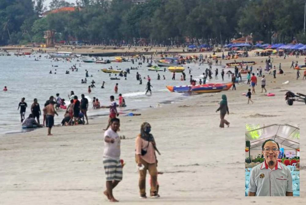 Jabatan Perikanan Negeri Sembilan tidak menerima aduan rasmi kegiatan curi hidupan marin di perairan Pantai Tanjung Biru hingga ke Tanjung Tuan. Gambar kecil: Kassim.