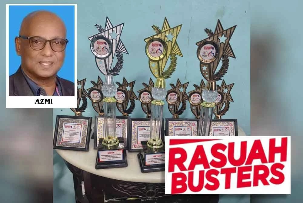 Antara piala yang akan dimenangi dalam Peraduan Mewarna Kanak-Kanak Pra Sekolah sempena Hari Antirasuah Antarabangsa (HARA) 2025.