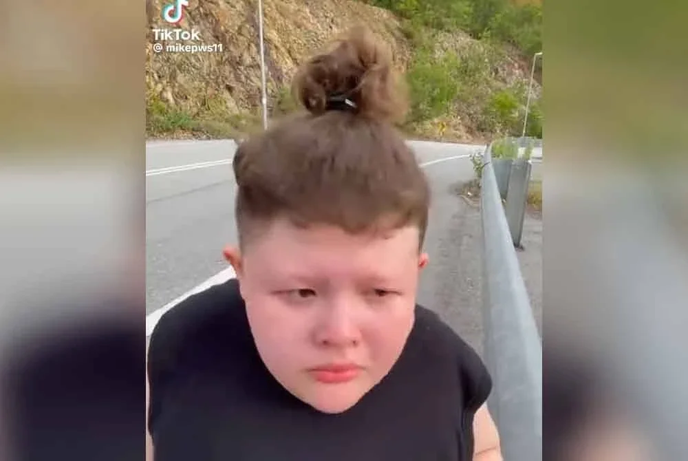 Video kecekalan Mikhael dikongsikan Azman menerusi akaun Tik Tok @MikePWS.