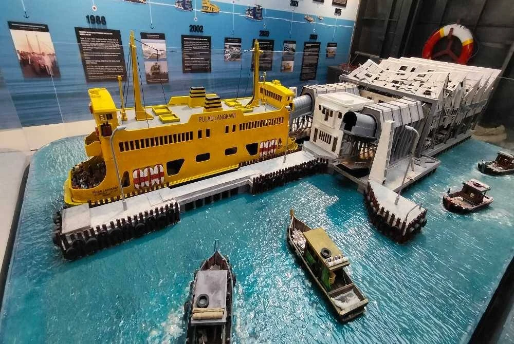 Antara pameran terdapat dalam Muzium Feri Pulau Pinang.