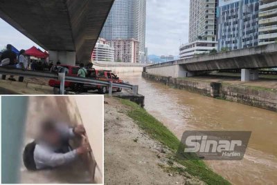 Operasi pencarian seorang lelaki yang dilaporkan hilang dipercayai dihanyutkan kepala air di Sungai Klang berhampiran Jambatan Saloma di sini diperluaskan sehingga ke kawasan Selangor.