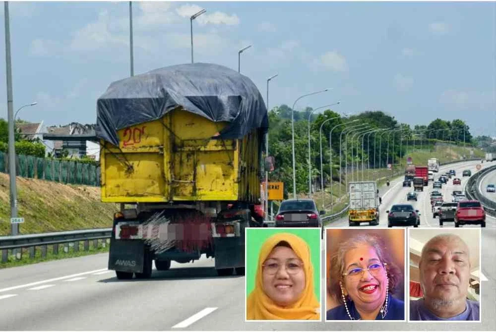 Lagak pemandu lori yang semakin berani dan sering mencetuskan provokasi di atas jalan raya hanya kerana memandu kenderaan besar semakin membimbangkan orang awam. Gambar hiasan (Gambar kecil dari kiri: Norafizah, Rani, Siew Hong)
