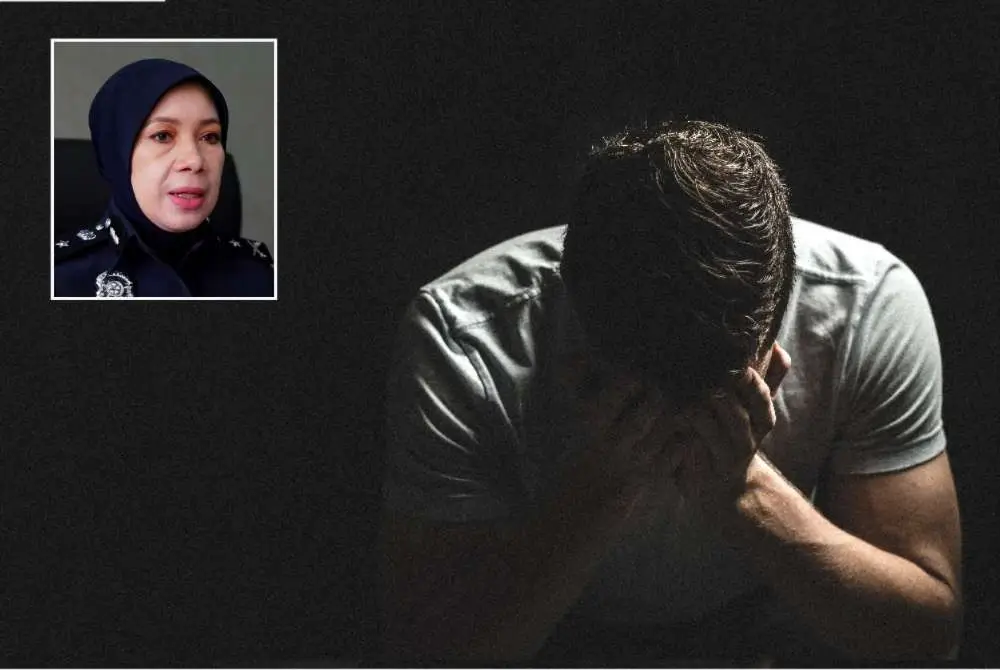 Menurut Siti Kamisah (gambar kecil), kejadian penderaan yang dialami suami merangkumi pelbagai bentuk dan bukan terhad kepada kecederaan fizikal semata-mata. Foto hiasan