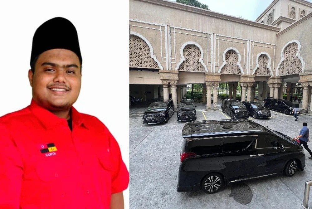 Armada Johor desak kerajaan negeri memberi penjelasan berhubung pertukaran kenderaan rasmi barisan Exco daripada model Toyota Camry kepada Toyota Alphard - Gambar kiri (Muhammad Harith) Foto: Bersatu Johor