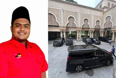 Armada Johor desak kerajaan negeri memberi penjelasan berhubung pertukaran kenderaan rasmi barisan Exco daripada model Toyota Camry kepada Toyota Alphard - Gambar kiri (Muhammad Harith) Foto: Bersatu Johor