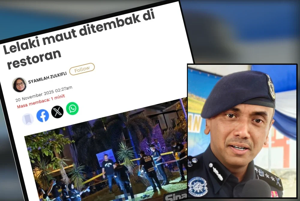 Laporan Sinar Harian pada 20 November 2025. Gambar kecil: Alzafny