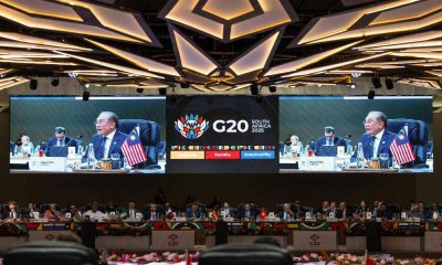 Anwar menggesa negara anggota G20 untuk melangkaui retorik dan mengambil tindakan konkrit bagi menangani ketidaksamaan perdagangan global yang sekian lama berlarutan. Foto Bernama 