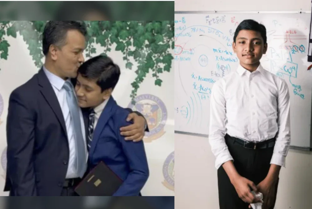 Suborno bersama ayahnya, Rashidul Bari. - Agensi