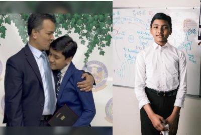 Suborno bersama ayahnya, Rashidul Bari. - Agensi