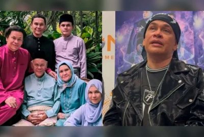 Menurut Norman, dia menjadi sebak apabila adiknya, Edry bercakap mengenai perihal ayah mereka ketika konsert sedang berlangsung. Foto Gempak