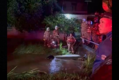 Seorang lelaki maut selepas kenderaan dipandunya terjunam ke dalam parit berhampiran Taman Jelutong pada Isnin.