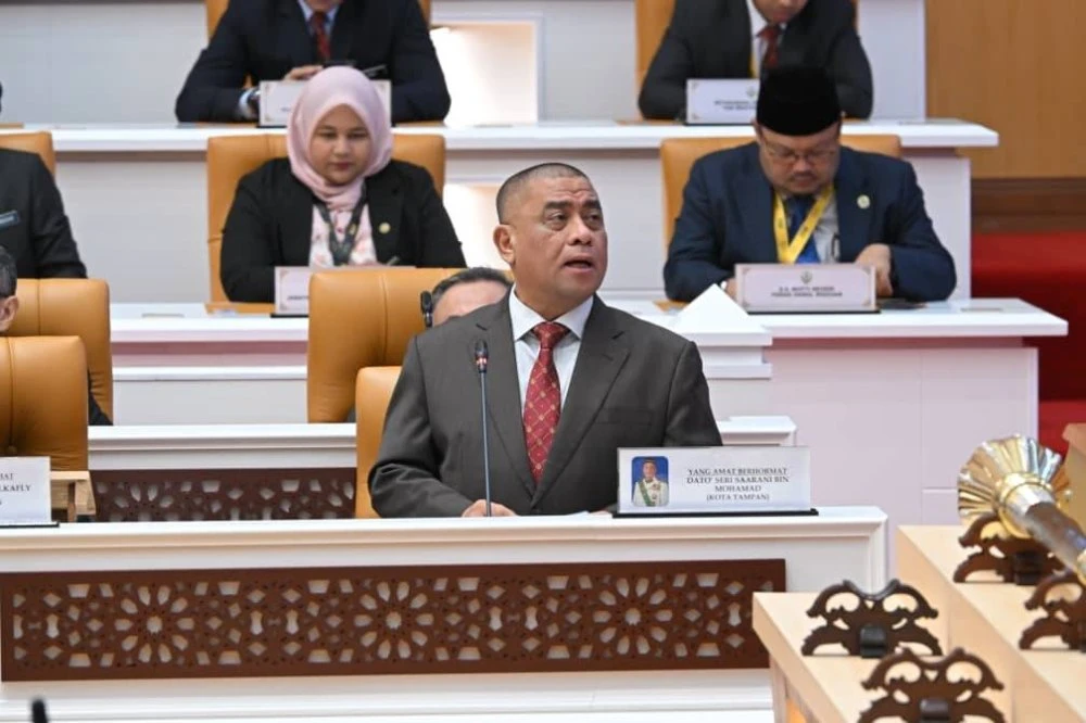 Saarani ketika membentangkan Belanjawan Perak 2026 di Dewan Undangan Negeri (DUN) Perak pada Selasa.