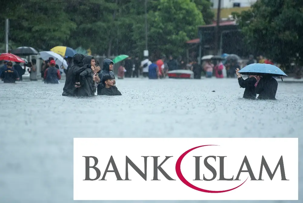 Bank Islam mengumumkan bantuan kewangan untuk PMKS terjejas dan pelanggan individu terkesan banjir.