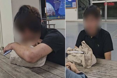 Pihak universiti telah membantu mangsa susulan kejadian berkenaan. (Foto media sosial) 