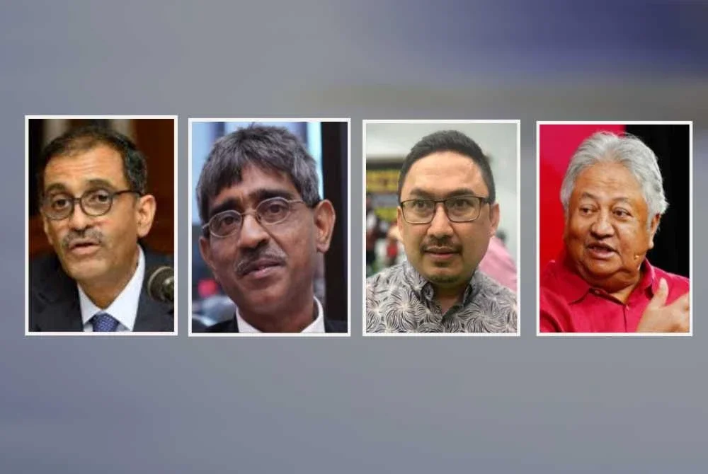 Dari kiri; Muhammad Mohan, Haniff Khatri, Noor Amin dan Zaid.