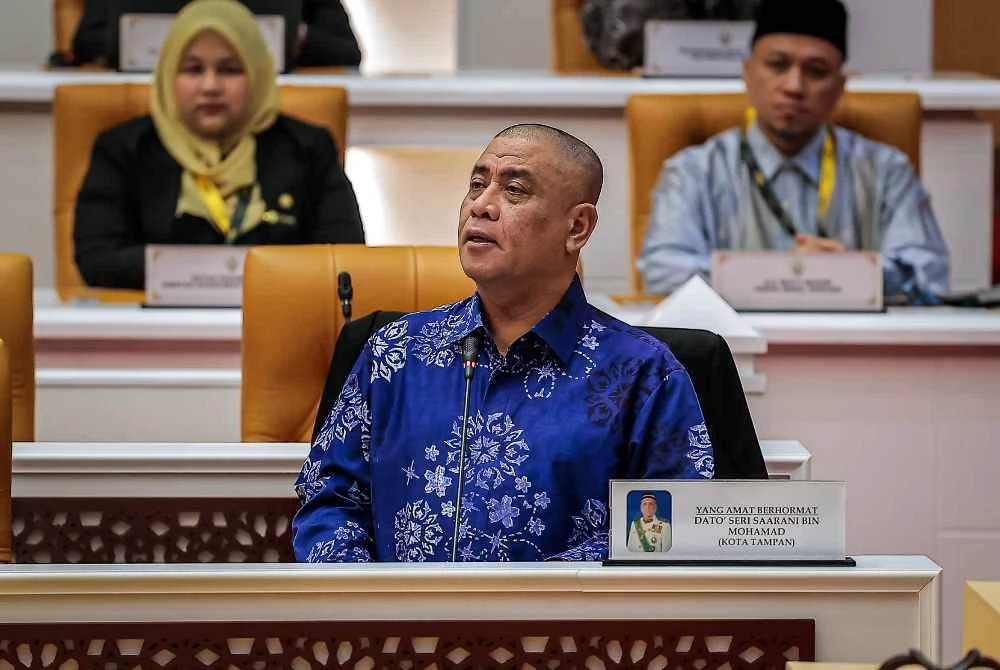 Saarani menjawab soalan dikemukakan M Thulsi Thivani (PH-Buntong) dalam Sidang Dewan Negeri pada Khamis.
